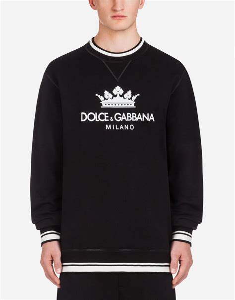 dolce gabbana mens sweatshirt|dolce and gabbana sweatshirt women.